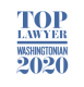 Washingtonian 2020 top lawyer badge