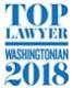 top lawyer 2018 badge in blue